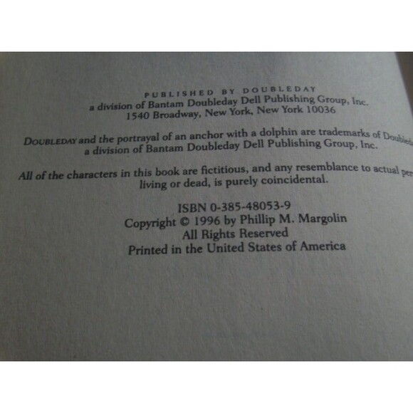 The Burning Man Phillip Margolin HCDJ - Picture 5 of 9